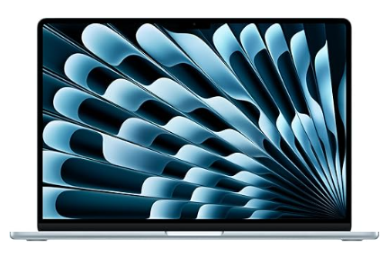 MC7D415-inch MacBook Air: Apple M4 chip with 10-core CPU and 10-core GPU, 24GB, 512GB SSD - Sky Blue